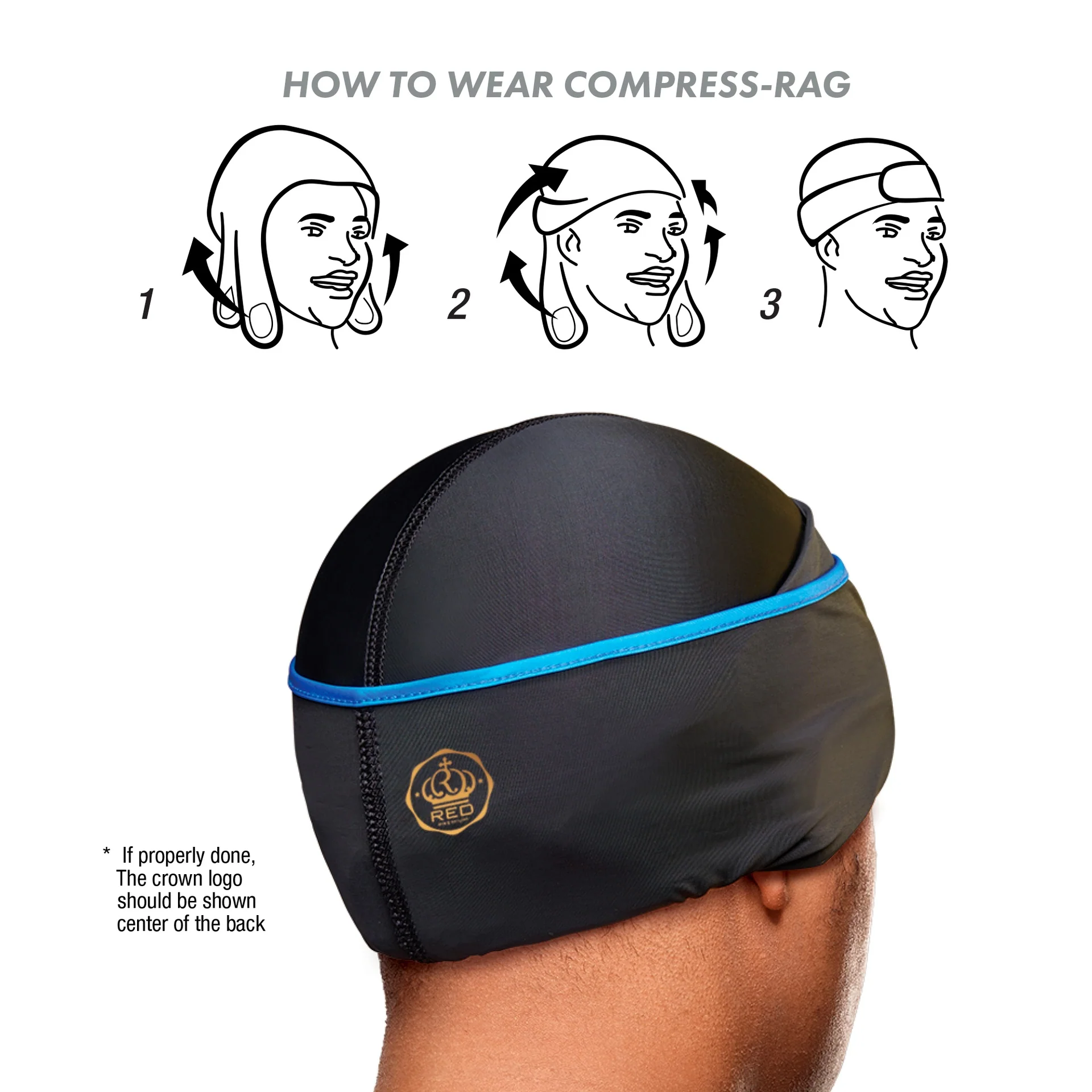 RED by KISS BOW WOW X Power Wave Spandex Hook and Loop Fastener Compress Rag - Image 7