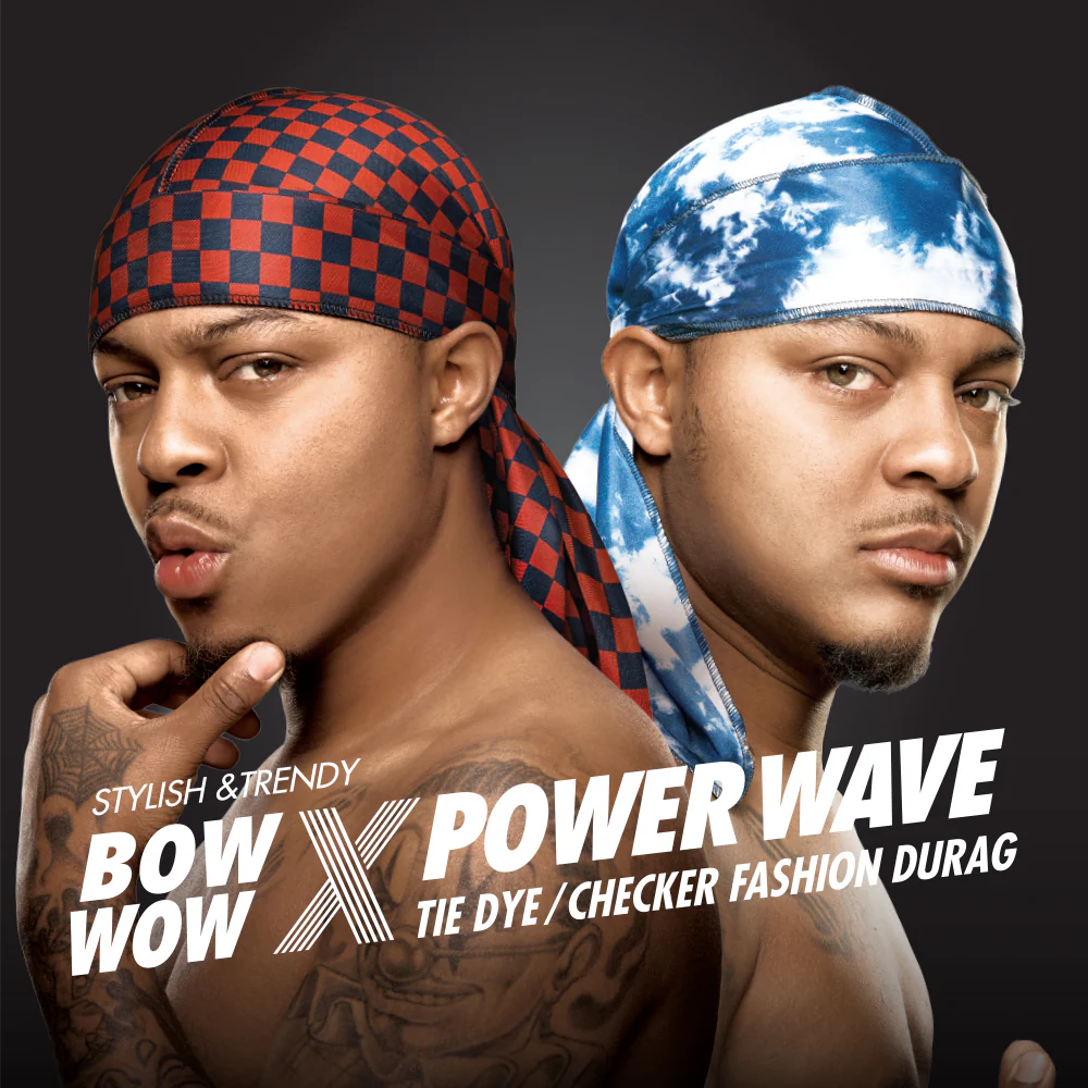 RED by KISS BOW WOW X Power Wave Tie Dye Fashion Durag - Image 10