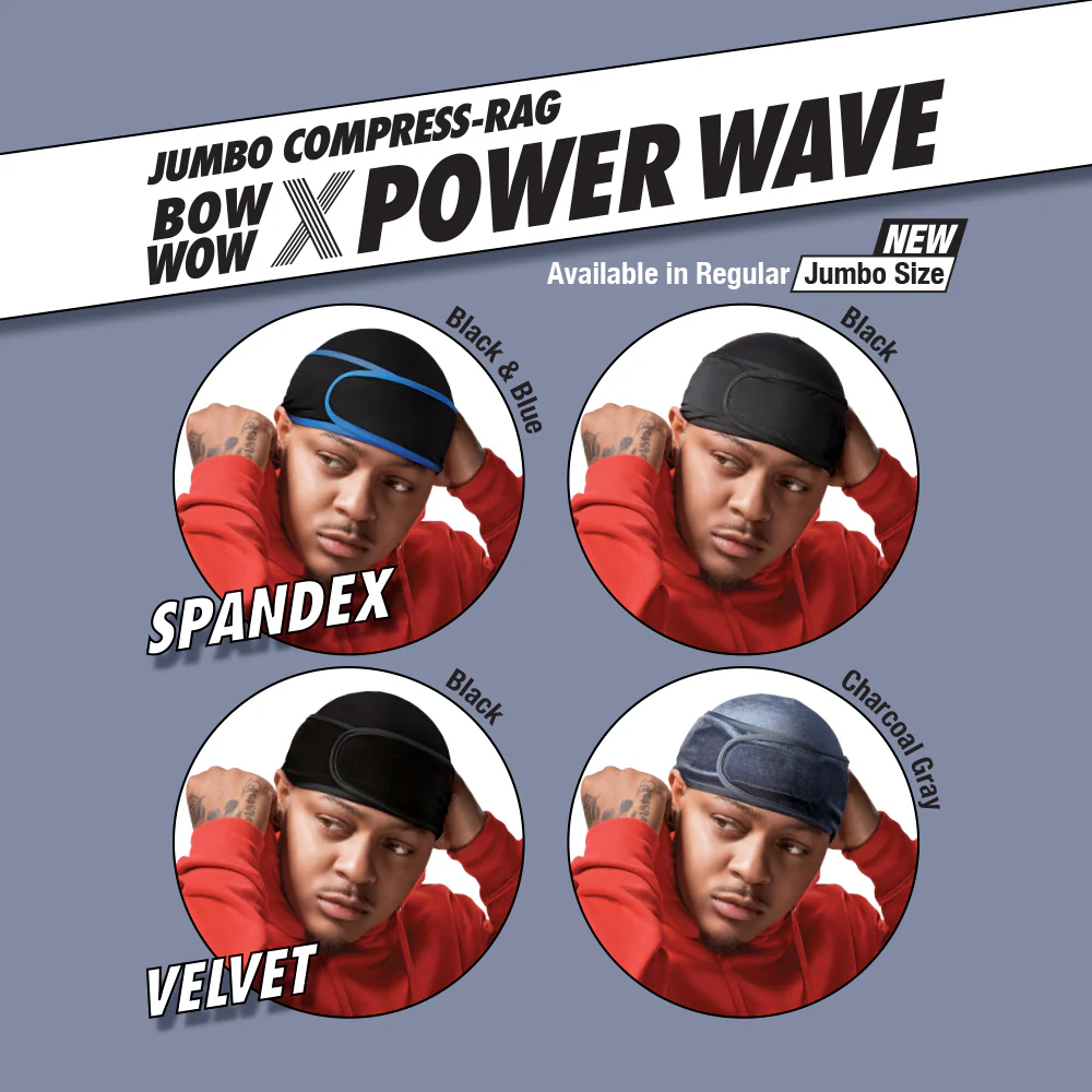 RED by KISS BOW WOW X Power Wave Velvet Hook and Loop Fastener Compression Rag - Image 22