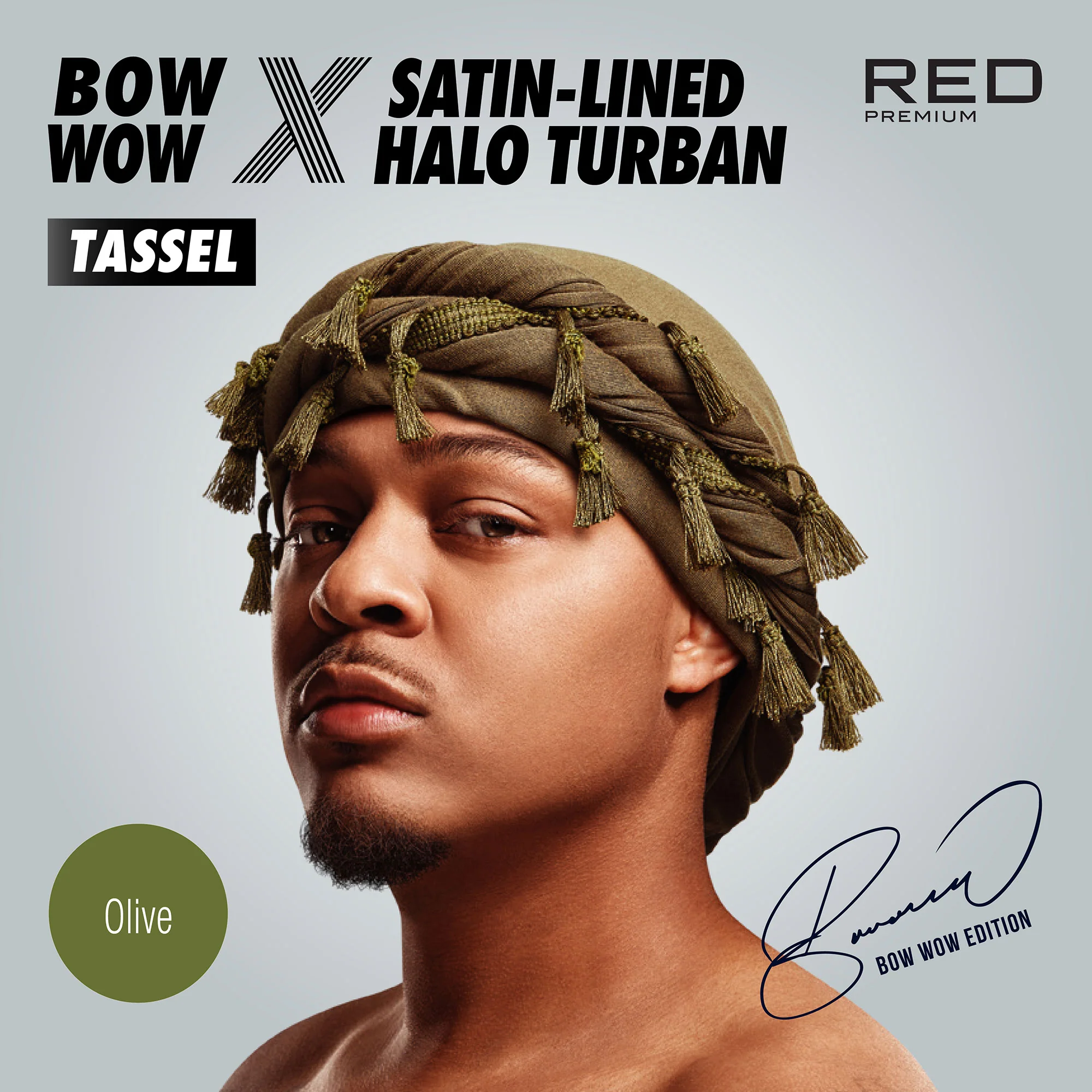 RED by KISS BOW WOW X Satin Lined Halo Tessel Turban Soft - Image 20