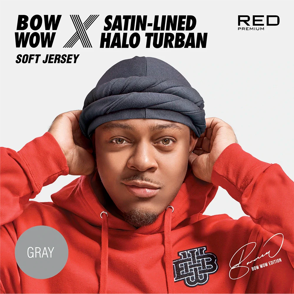 RED by KISS BOW WOW X Satin Lined Halo Turban Soft Jersey - Image 10