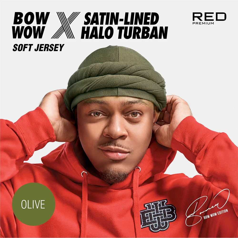RED by KISS BOW WOW X Satin Lined Halo Turban Soft Jersey - Image 11