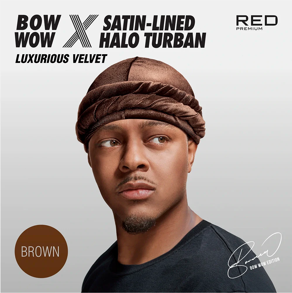 RED by KISS BOW WOW X Satin Lined Halo Turban Soft Jersey - Image 14