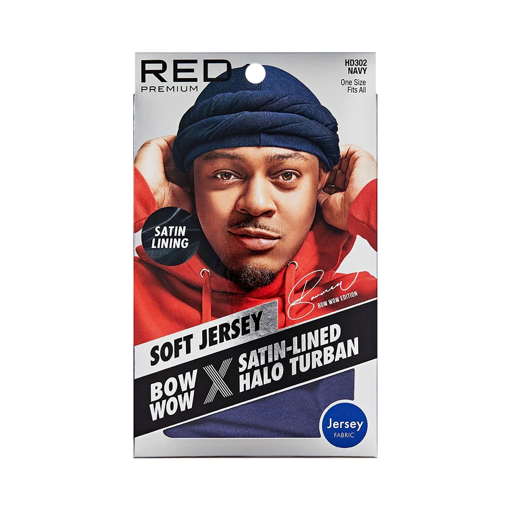RED by KISS BOW WOW X Satin Lined Halo Turban Soft Jersey - Image 3