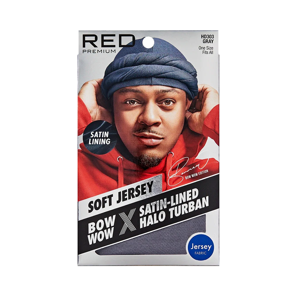 RED by KISS BOW WOW X Satin Lined Halo Turban Soft Jersey - Image 4