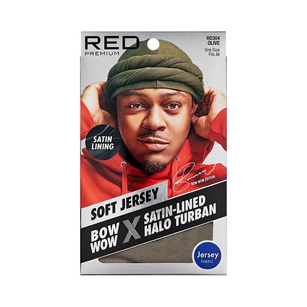 RED by KISS BOW WOW X Satin Lined Halo Turban Soft Jersey - Image 5
