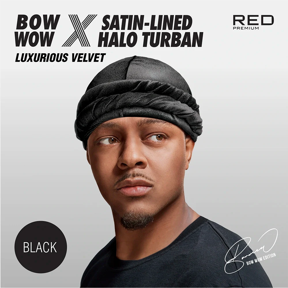RED by KISS BOW WOW X Satin Lined Halo Turban Soft Jersey - Image 51