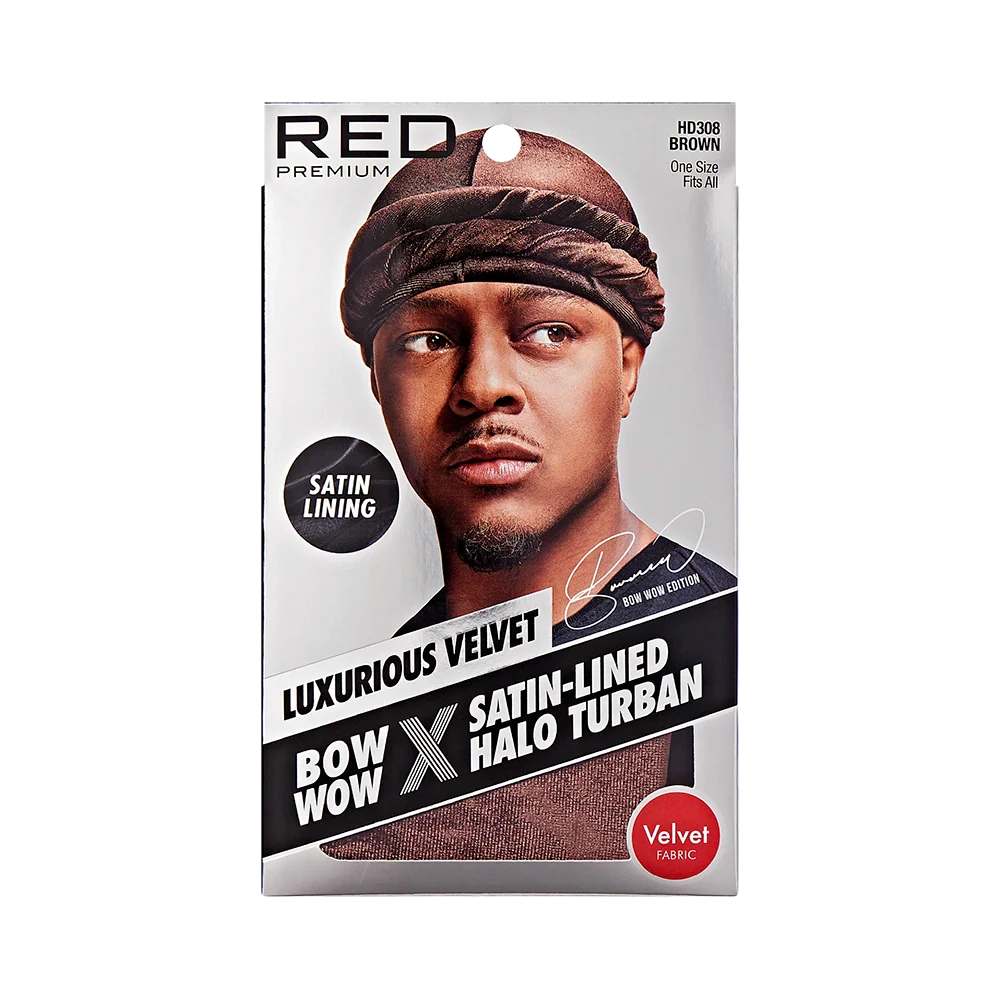 RED by KISS BOW WOW X Satin Lined Halo Turban Soft Jersey - Image 8