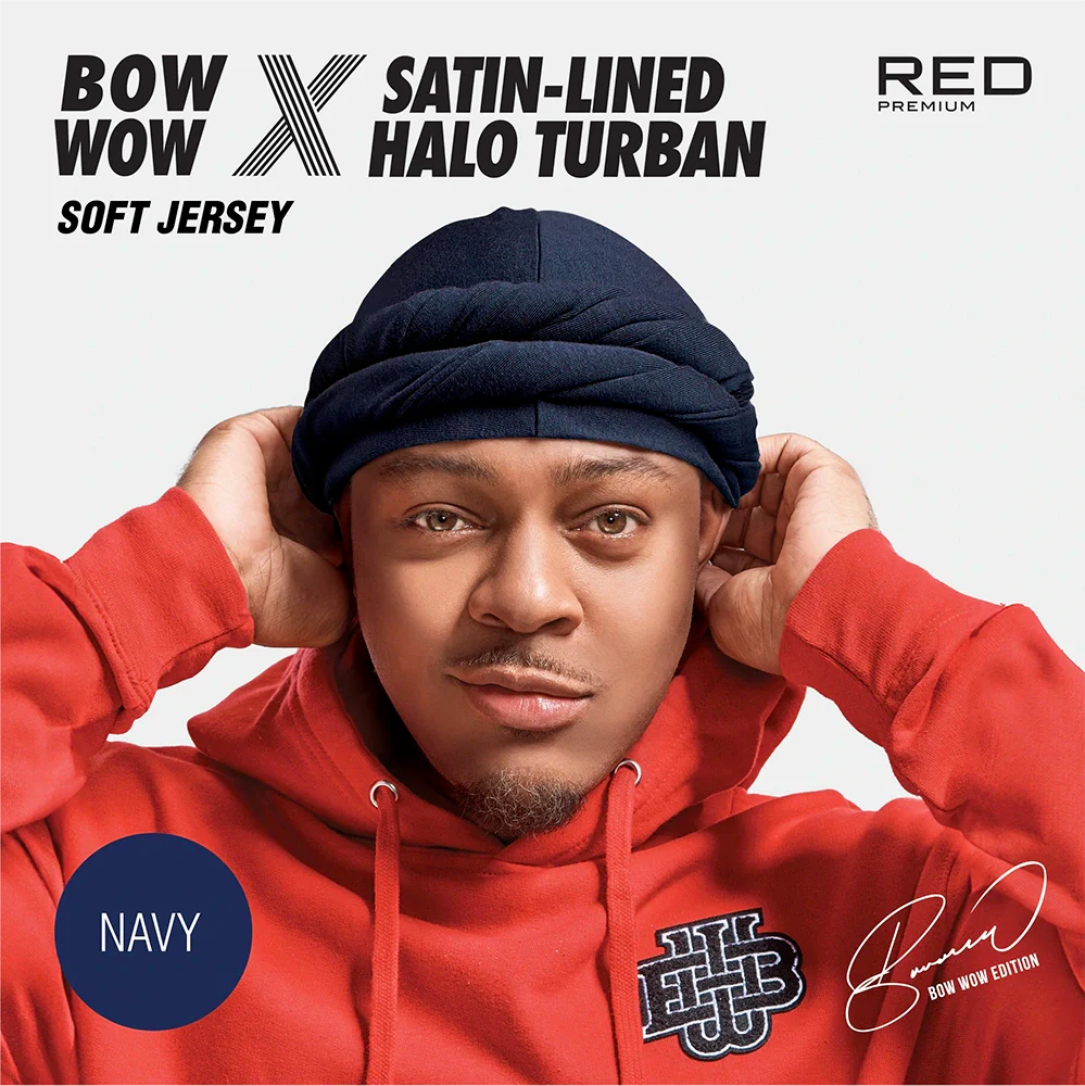 RED by KISS BOW WOW X Satin Lined Halo Turban Soft Jersey - Image 9