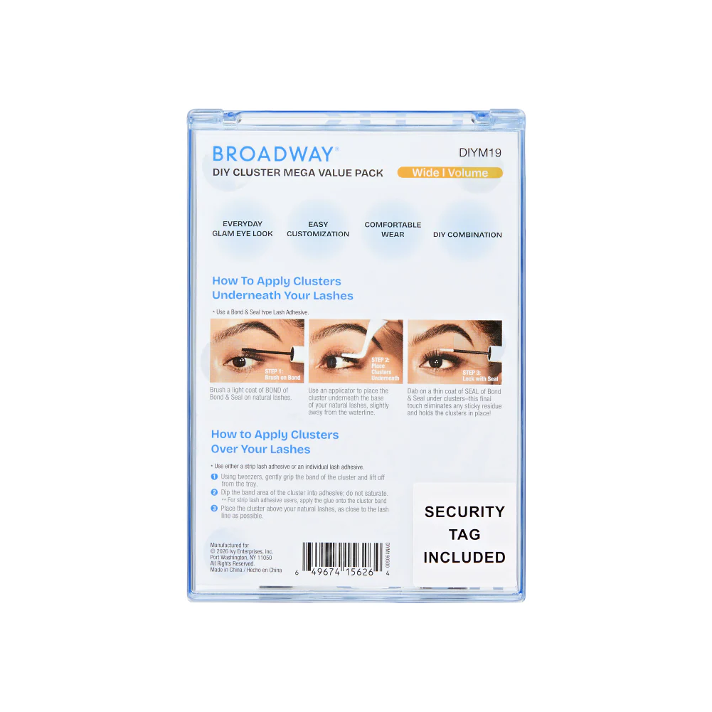 Broadway DIY Lash Clusters Mega Pack - 9-16mm Assorted Individual Lash Extensions - Image 16