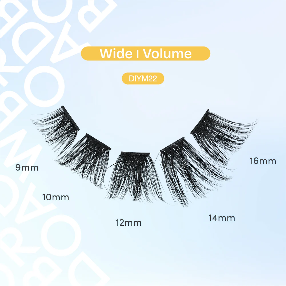 Broadway DIY Lash Clusters Mega Pack - 9-16mm Assorted Individual Lash Extensions - Image 18