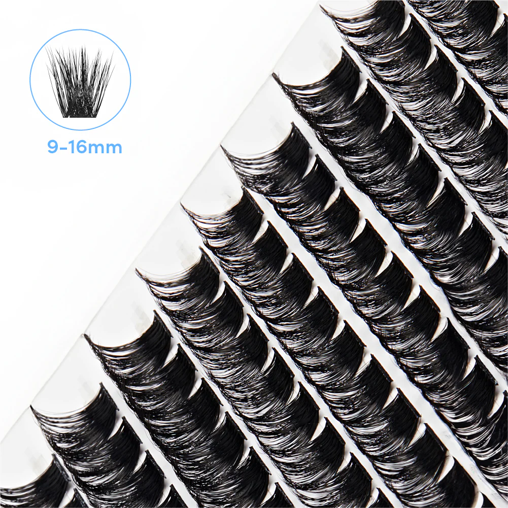 Broadway DIY Lash Clusters Mega Pack - 9-16mm Assorted Individual Lash Extensions - Image 19