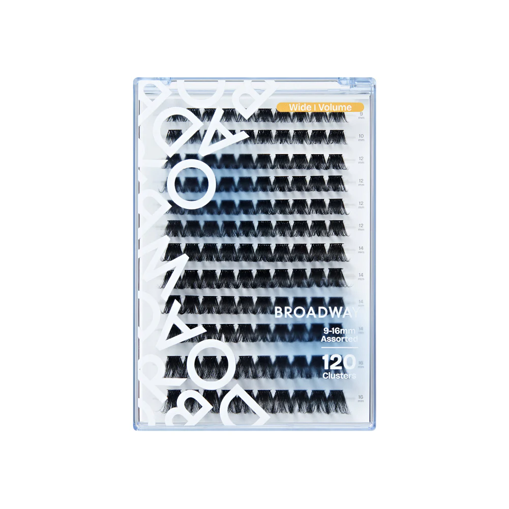Broadway DIY Lash Clusters Mega Pack - 9-16mm Assorted Individual Lash Extensions - Image 21