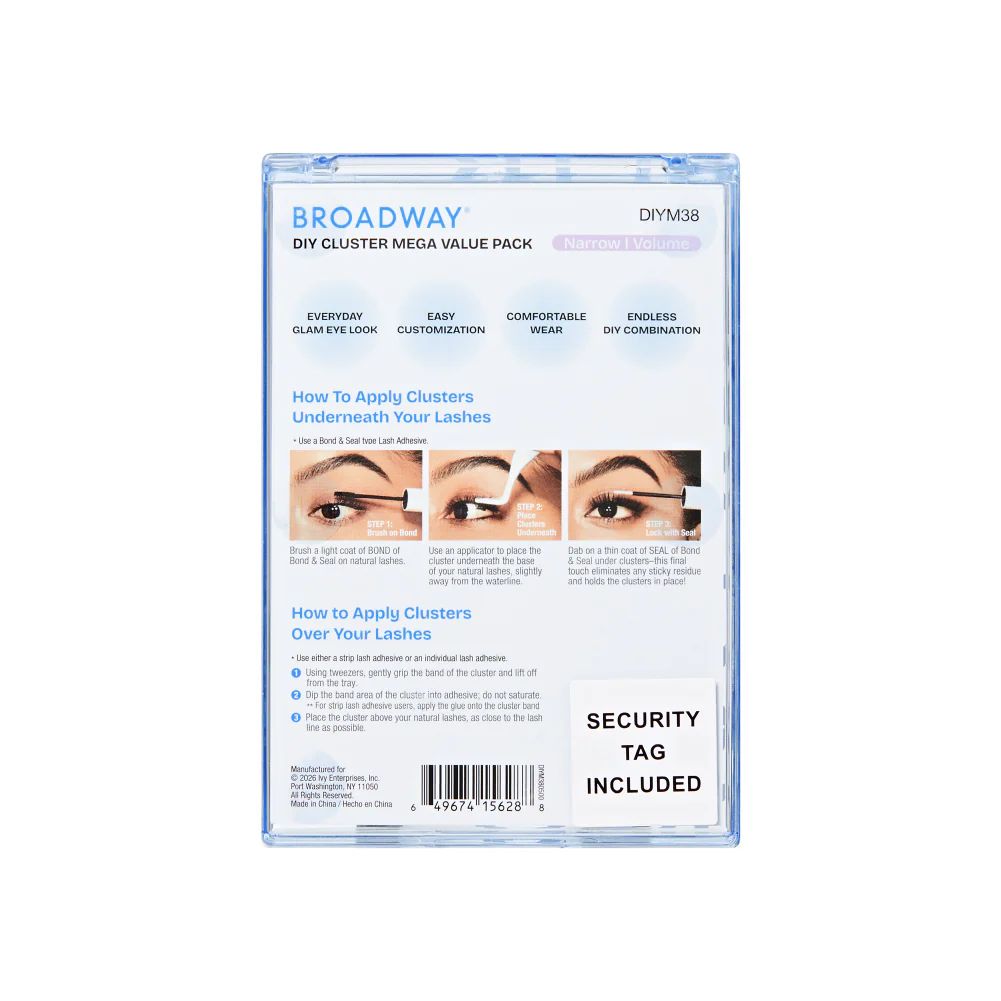 Broadway DIY Lash Clusters Mega Pack - 9-16mm Assorted Individual Lash Extensions - Image 28
