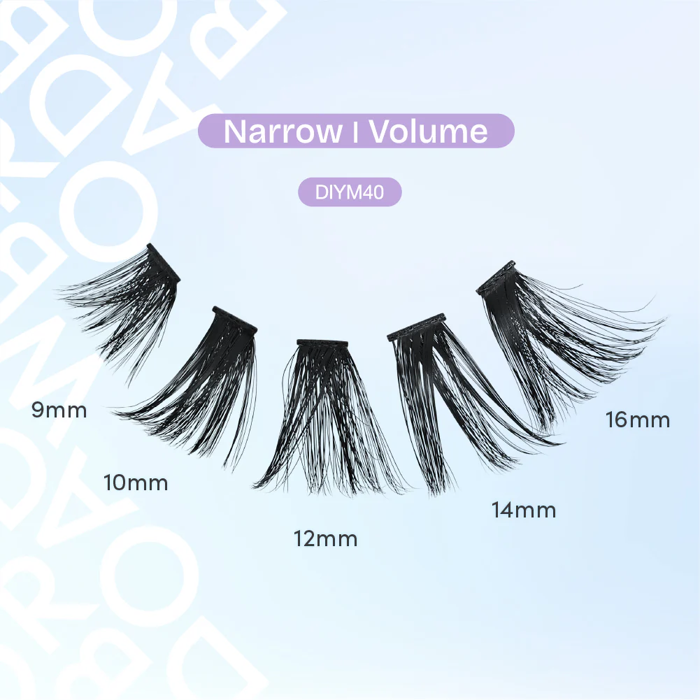 Broadway DIY Lash Clusters Mega Pack - 9-16mm Assorted Individual Lash Extensions - Image 30