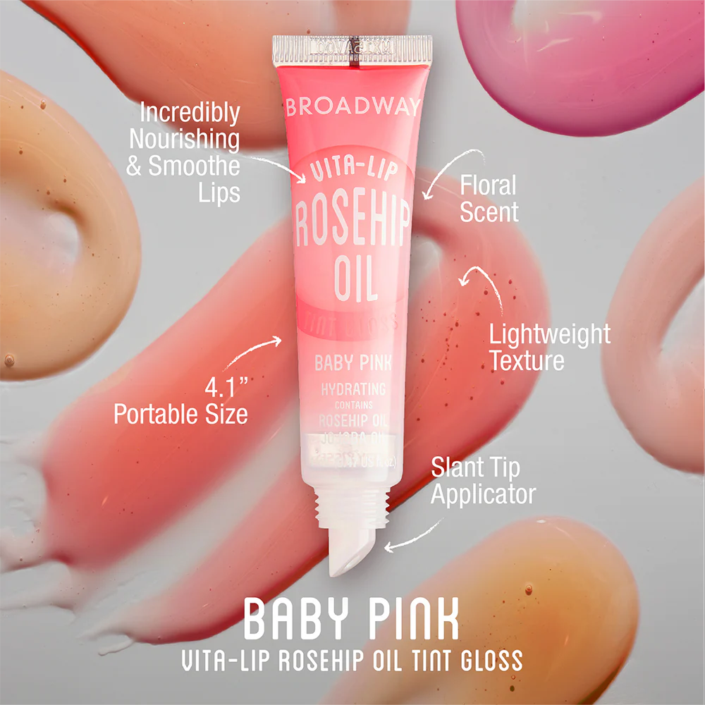 Ruby Kisses Broadway Lip Gloss Moisturizing, Soothing & Super Shiny Tinted Vita Lip - Image 11
