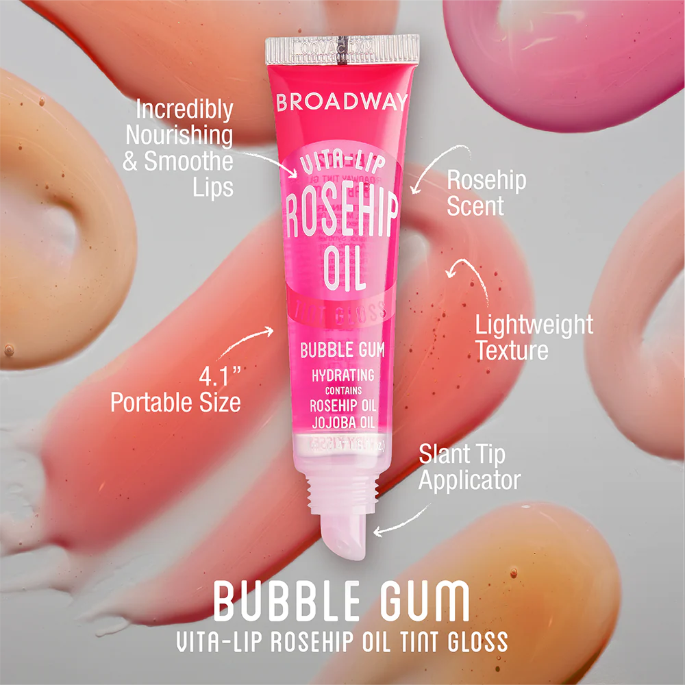Ruby Kisses Broadway Lip Gloss Moisturizing, Soothing & Super Shiny Tinted Vita Lip - Image 12