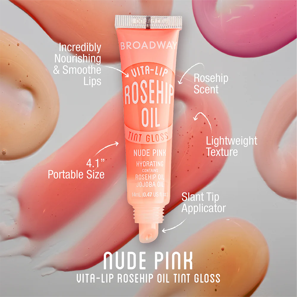 Ruby Kisses Broadway Lip Gloss Moisturizing, Soothing & Super Shiny Tinted Vita Lip - Image 13