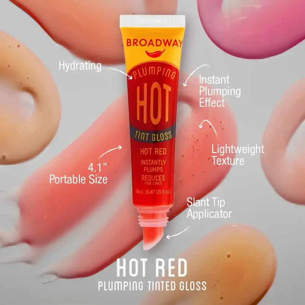 Ruby Kisses Broadway Lip Gloss Moisturizing, Soothing & Super Shiny Tinted Vita Lip - Image 18