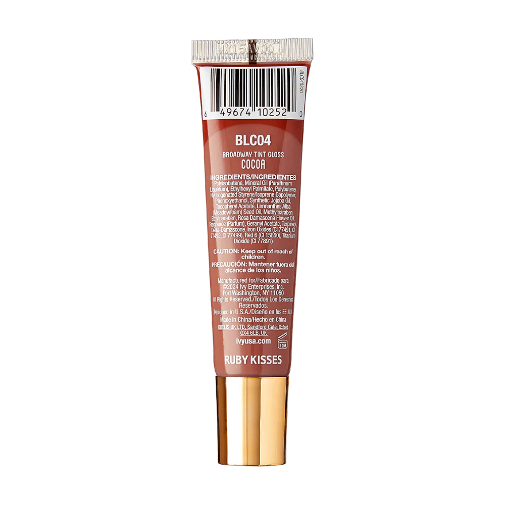 Ruby Kisses Broadway Lip Gloss Moisturizing, Soothing & Super Shiny Tinted Vita Lip - Image 54