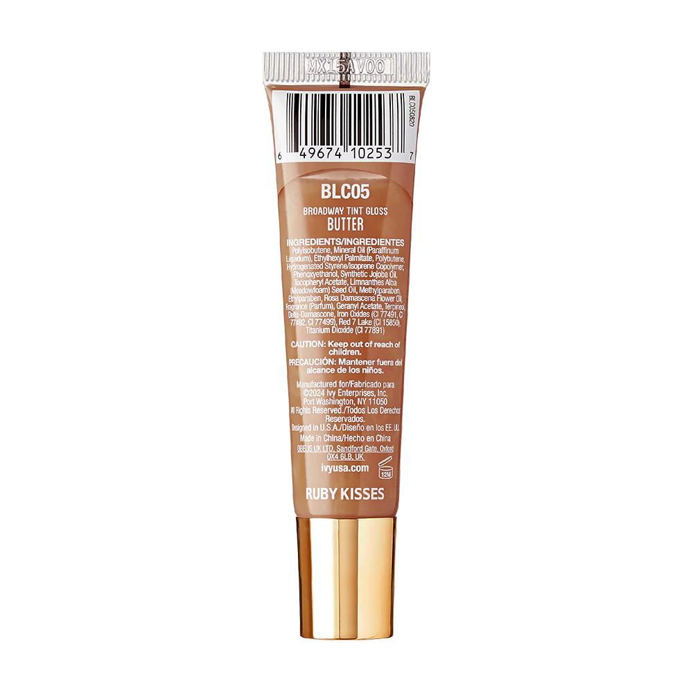 Ruby Kisses Broadway Lip Gloss Moisturizing, Soothing & Super Shiny Tinted Vita Lip - Image 55