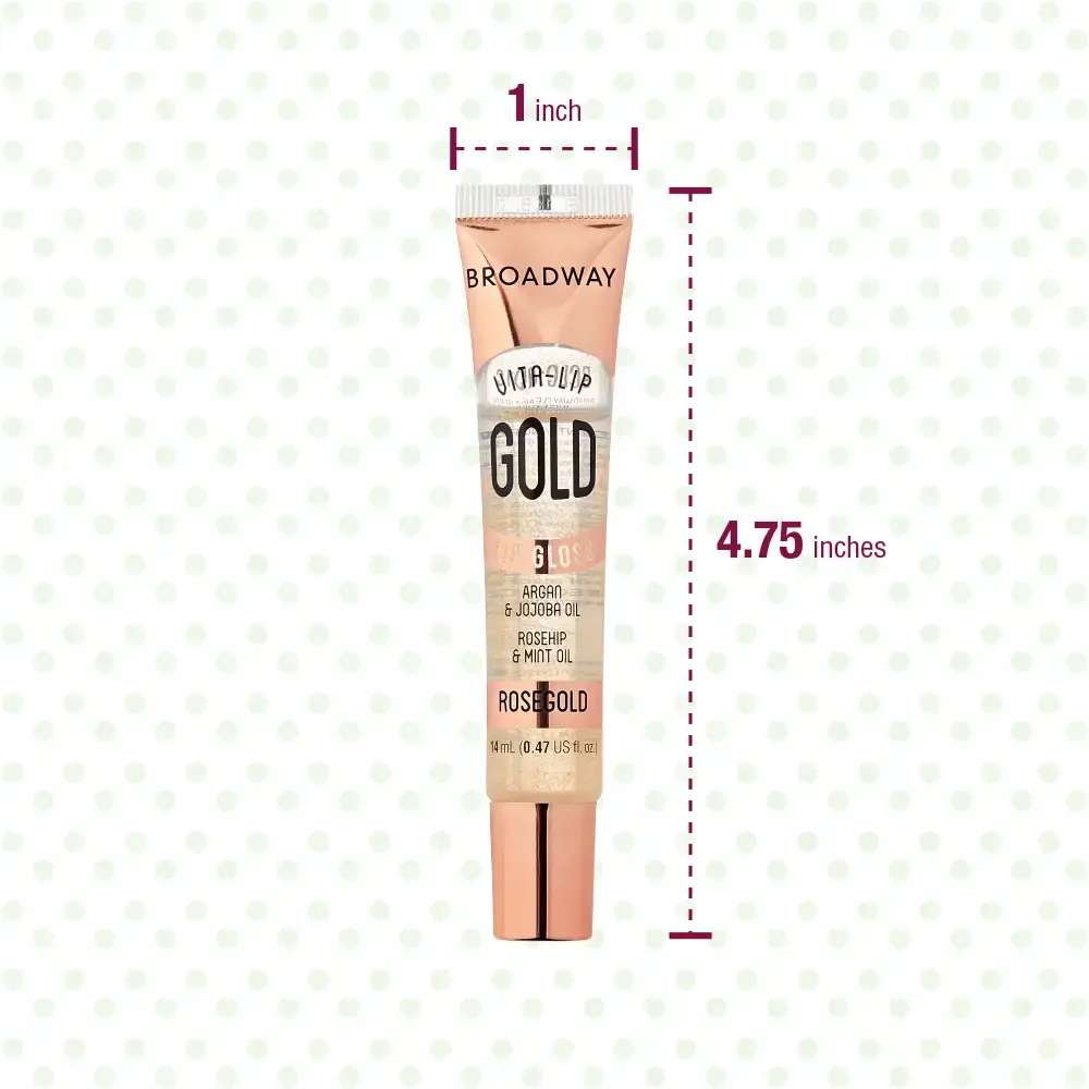 Ruby Kisses Broadway Vita-Lip Moisturizing, Soothing & Super Shiny Clear Lip Gloss - Image 108