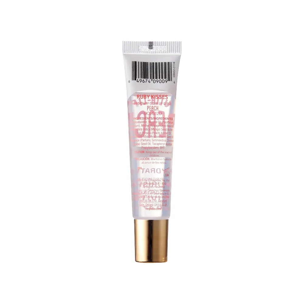 Ruby Kisses Broadway Vita-Lip Moisturizing, Soothing & Super Shiny Clear Lip Gloss - Image 130