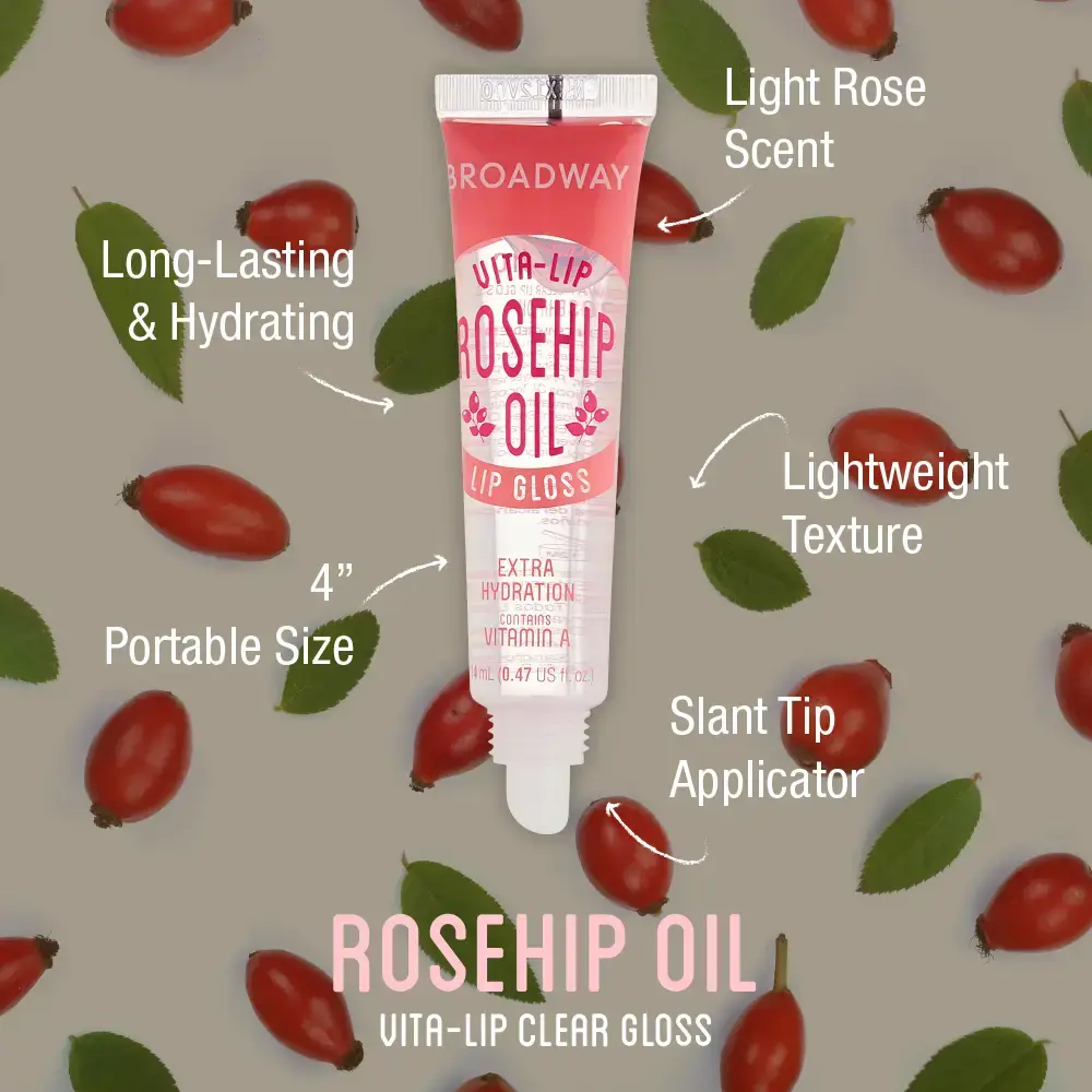 Ruby Kisses Broadway Vita-Lip Moisturizing, Soothing & Super Shiny Clear Lip Gloss - Image 16