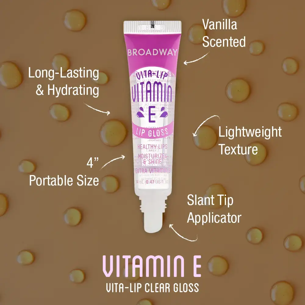 Ruby Kisses Broadway Vita-Lip Moisturizing, Soothing & Super Shiny Clear Lip Gloss - Image 20