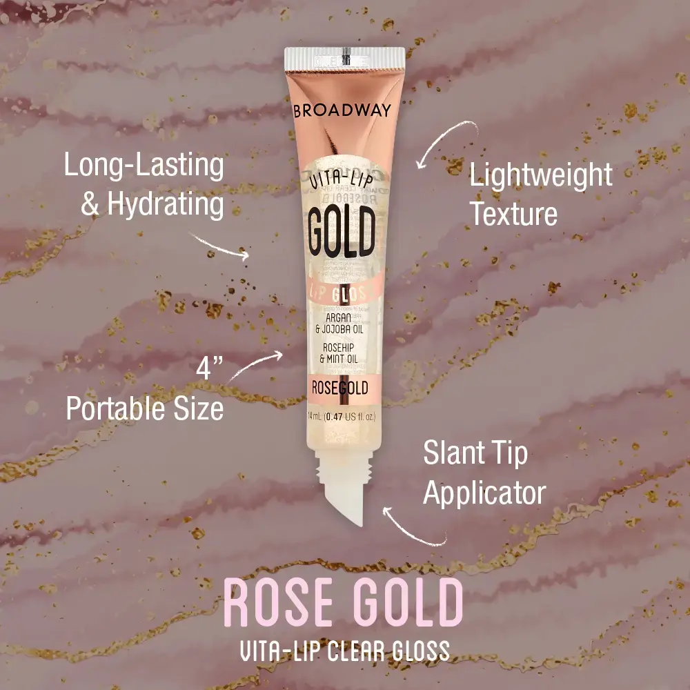 Ruby Kisses Broadway Vita-Lip Moisturizing, Soothing & Super Shiny Clear Lip Gloss - Image 24