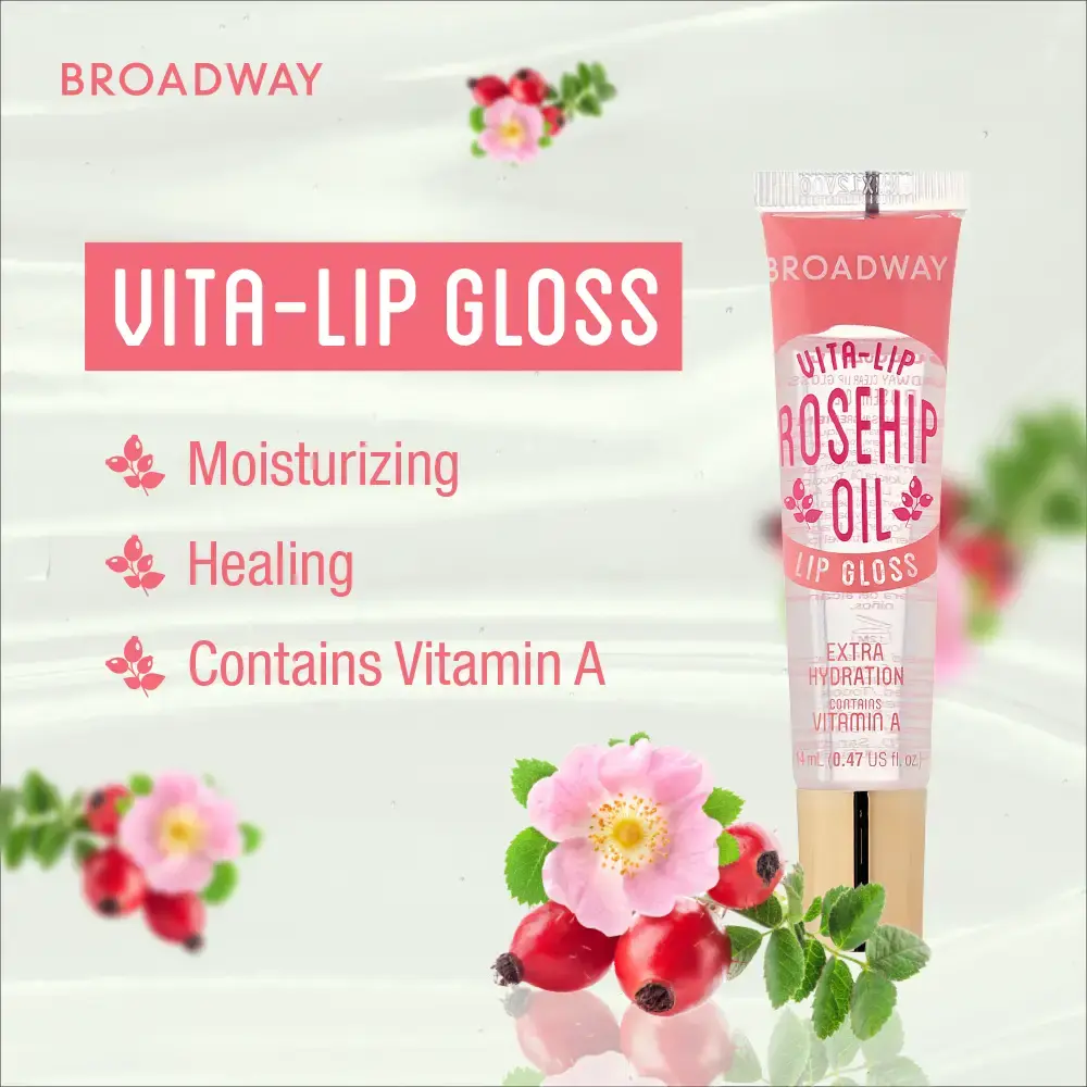 Ruby Kisses Broadway Vita-Lip Moisturizing, Soothing & Super Shiny Clear Lip Gloss - Image 30