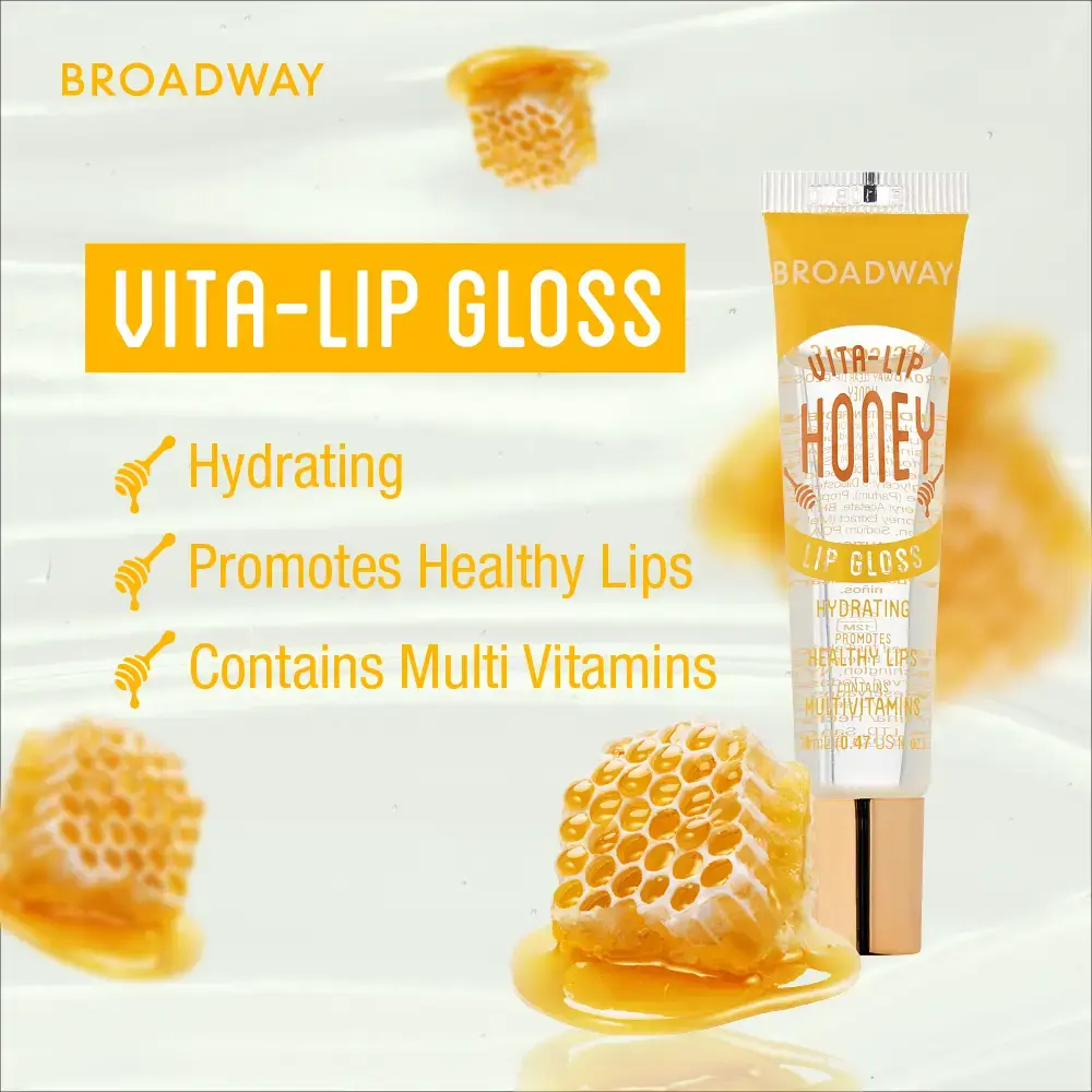 Ruby Kisses Broadway Vita-Lip Moisturizing, Soothing & Super Shiny Clear Lip Gloss - Image 35