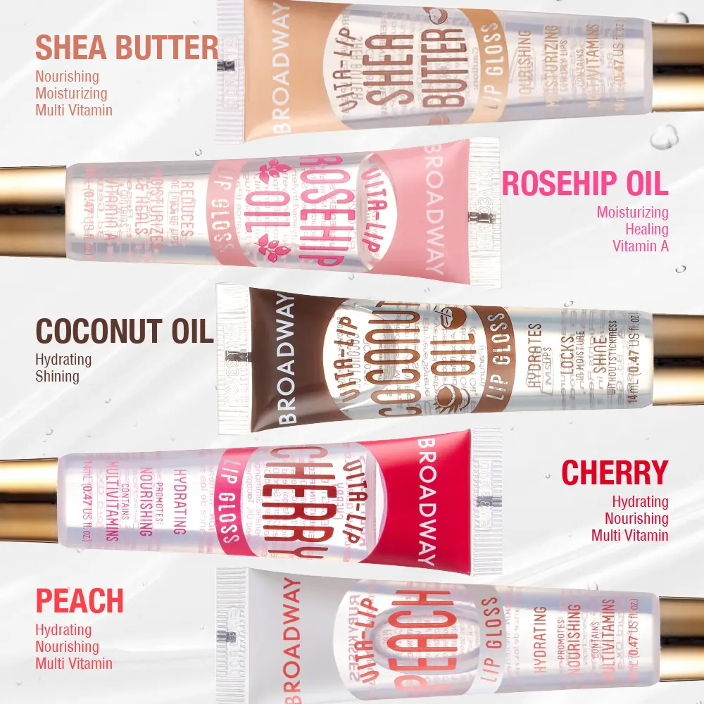 Ruby Kisses Broadway Vita-Lip Moisturizing, Soothing & Super Shiny Clear Lip Gloss - Image 69