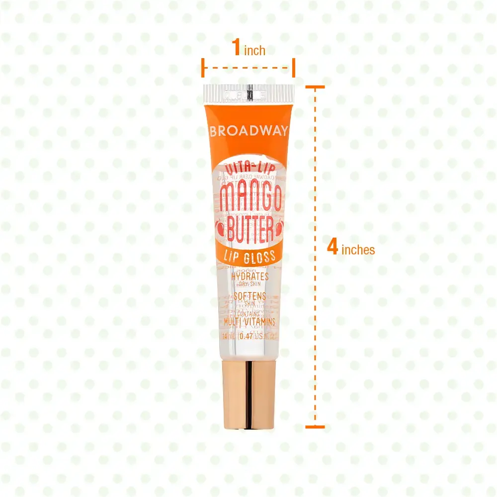 Ruby Kisses Broadway Vita-Lip Moisturizing, Soothing & Super Shiny Clear Lip Gloss - Image 88
