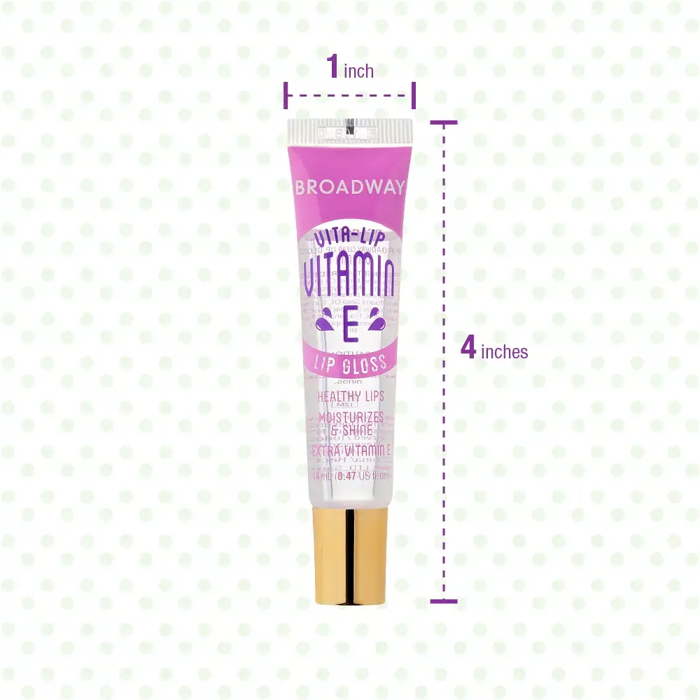 Ruby Kisses Broadway Vita-Lip Moisturizing, Soothing & Super Shiny Clear Lip Gloss - Image 90