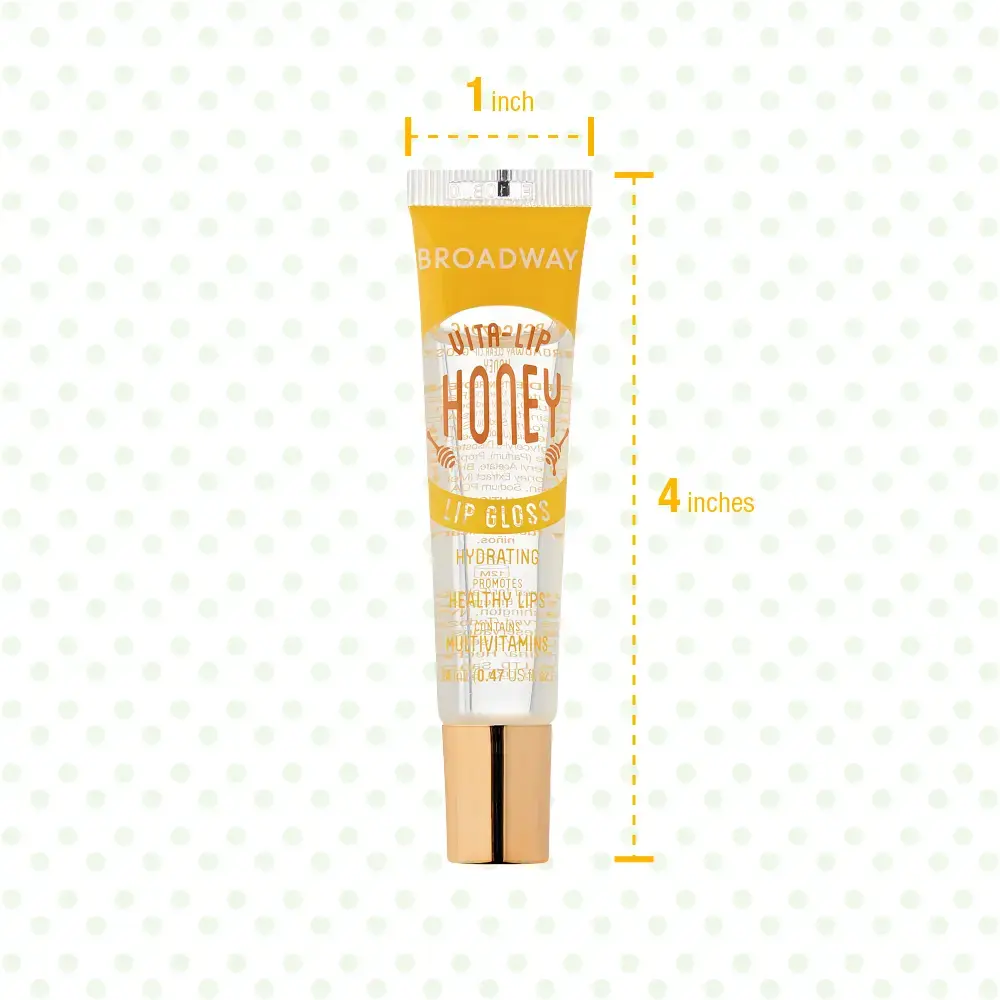 Ruby Kisses Broadway Vita-Lip Moisturizing, Soothing & Super Shiny Clear Lip Gloss - Image 91