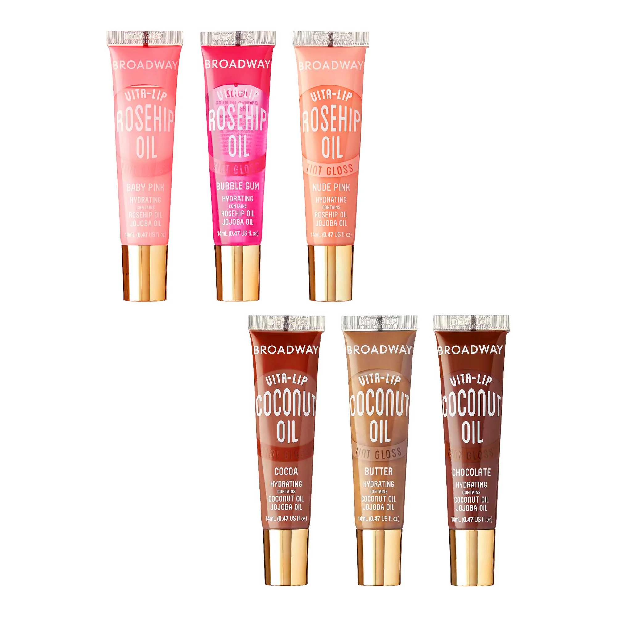 Ruby Kisses Broadway Vita-Lip Tinted Lip Gloss (3-Pack) - Image 2