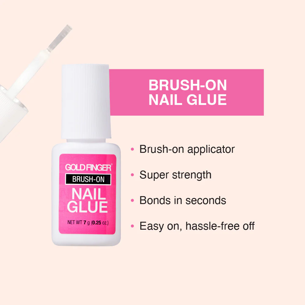 Gold Finger Brush On Nail Glue - Image 10
