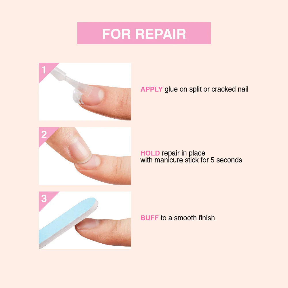 Gold Finger Brush On Nail Glue - Image 12