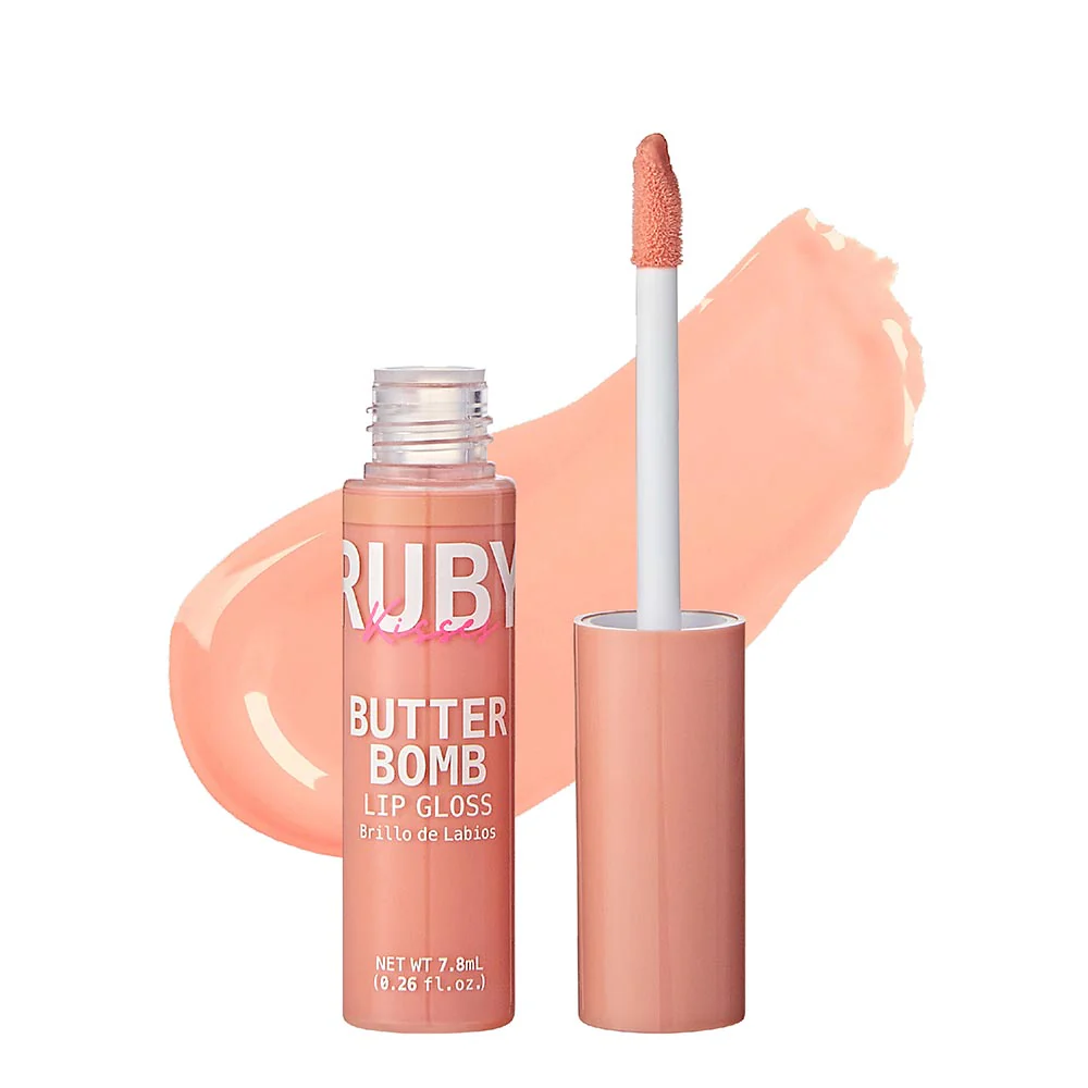 Ruby Kisses Butter Bomb Gloss – Non-Sticky, High-Shine Lip Gloss with Jojoba & Avocado Oil - Image 14
