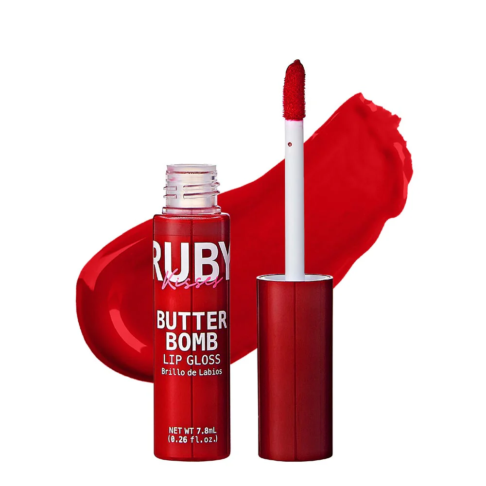 Ruby Kisses Butter Bomb Gloss – Non-Sticky, High-Shine Lip Gloss with Jojoba & Avocado Oil - Image 15