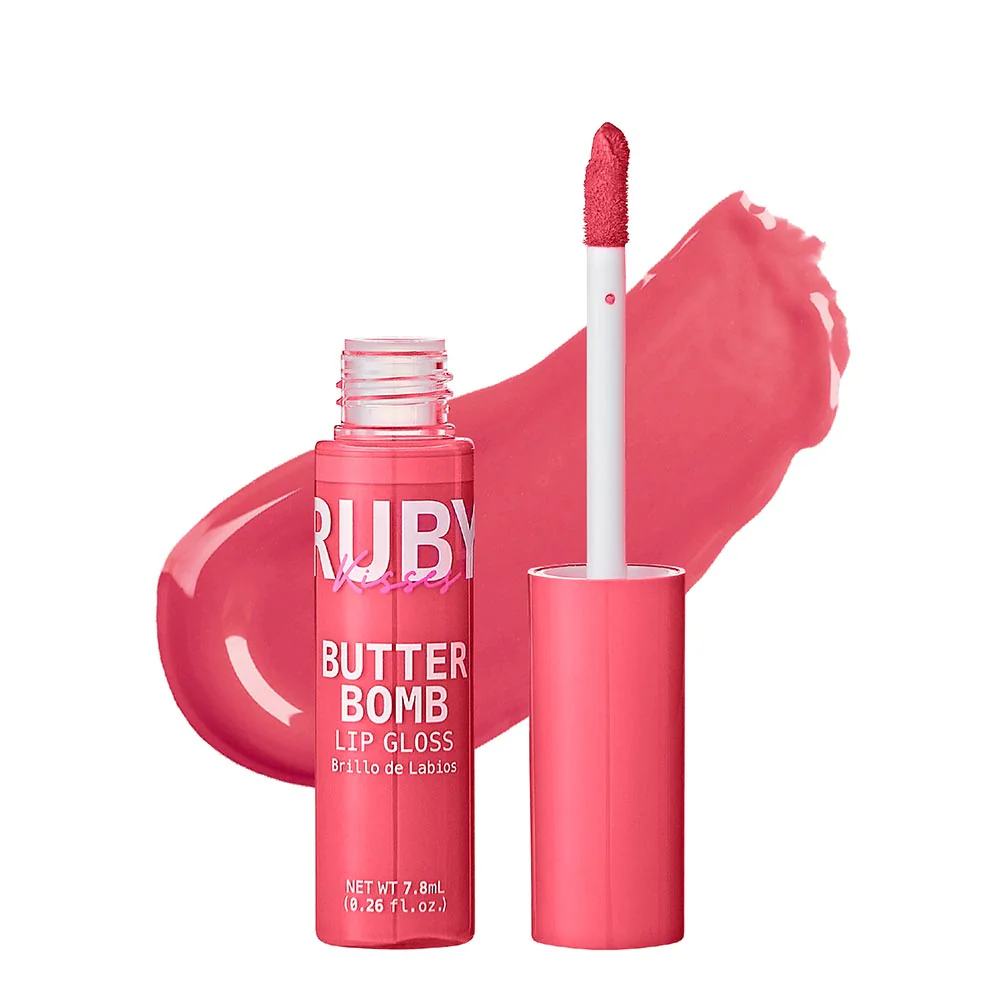 Ruby Kisses Butter Bomb Gloss – Non-Sticky, High-Shine Lip Gloss with Jojoba & Avocado Oil - Image 20