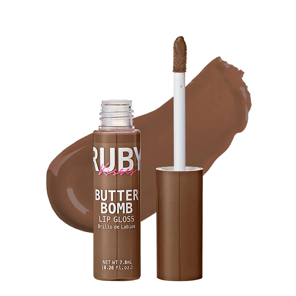 Ruby Kisses Butter Bomb Gloss – Non-Sticky, High-Shine Lip Gloss with Jojoba & Avocado Oil - Image 21