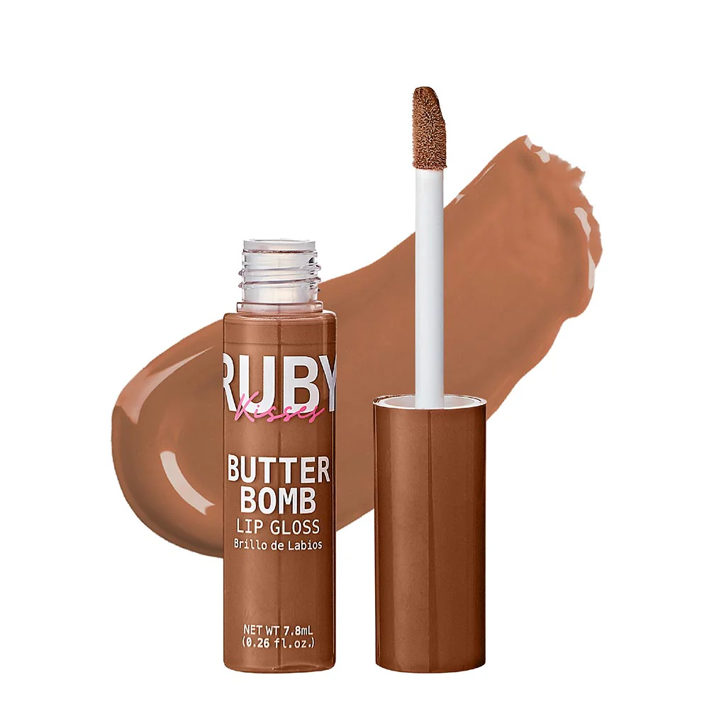 Ruby Kisses Butter Bomb Gloss – Non-Sticky, High-Shine Lip Gloss with Jojoba & Avocado Oil - Image 22