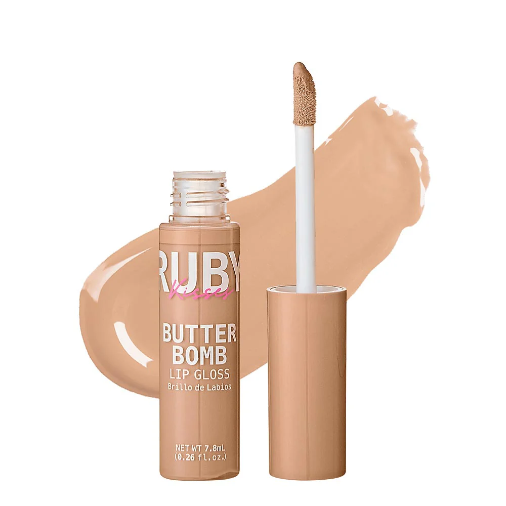 Ruby Kisses Butter Bomb Gloss – Non-Sticky, High-Shine Lip Gloss with Jojoba & Avocado Oil - Image 25