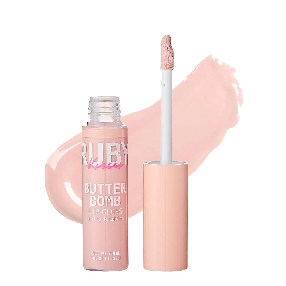 Ruby Kisses Butter Bomb Gloss – Non-Sticky, High-Shine Lip Gloss with Jojoba & Avocado Oil - Image 26