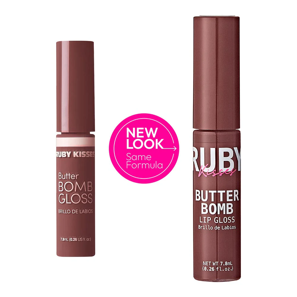 Ruby Kisses Butter Bomb Gloss – Non-Sticky, High-Shine Lip Gloss with Jojoba & Avocado Oil - Image 32