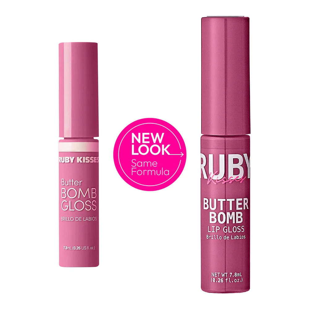 Ruby Kisses Butter Bomb Gloss – Non-Sticky, High-Shine Lip Gloss with Jojoba & Avocado Oil - Image 34