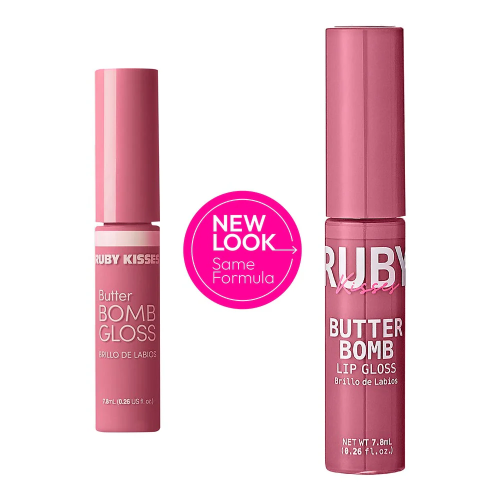 Ruby Kisses Butter Bomb Gloss – Non-Sticky, High-Shine Lip Gloss with Jojoba & Avocado Oil - Image 35
