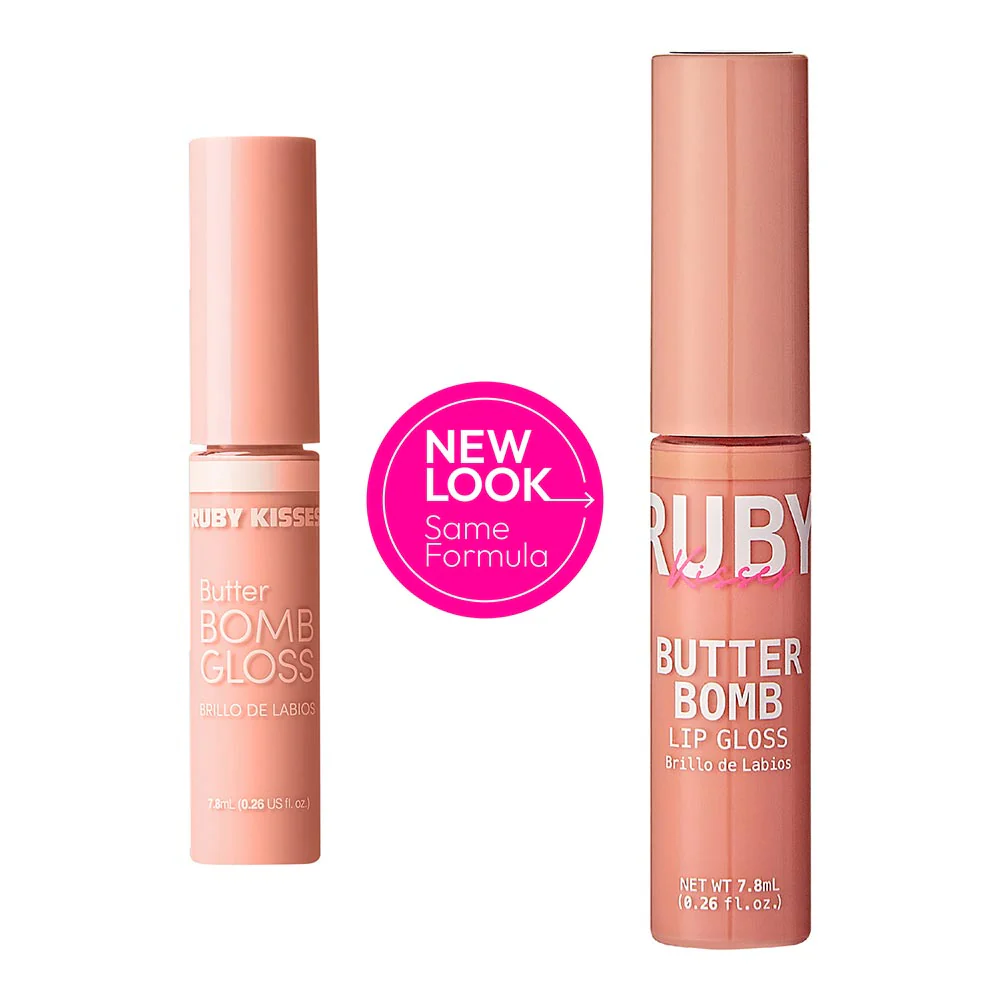 Ruby Kisses Butter Bomb Gloss – Non-Sticky, High-Shine Lip Gloss with Jojoba & Avocado Oil - Image 38
